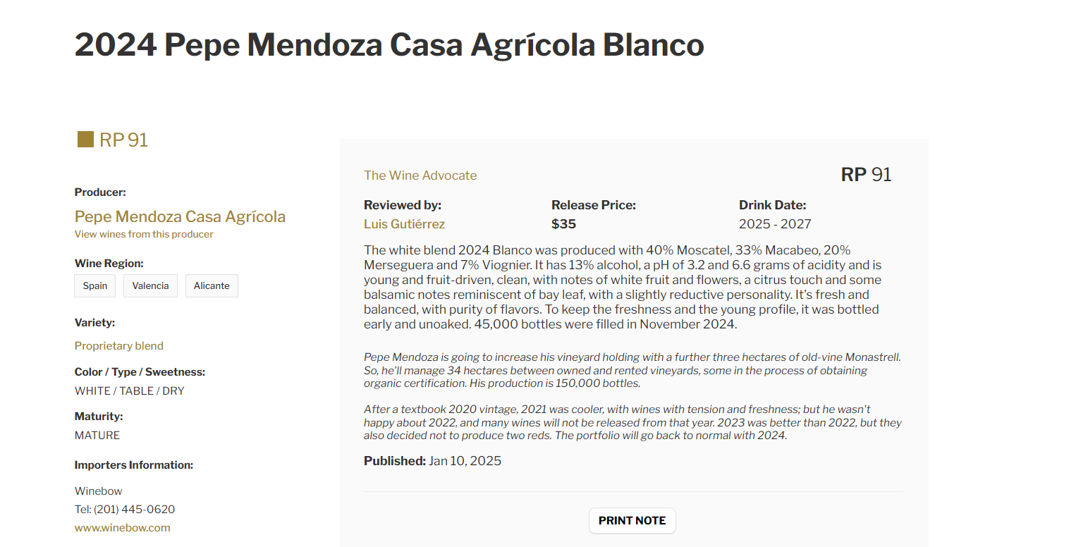 Bodegas pepe mendoza